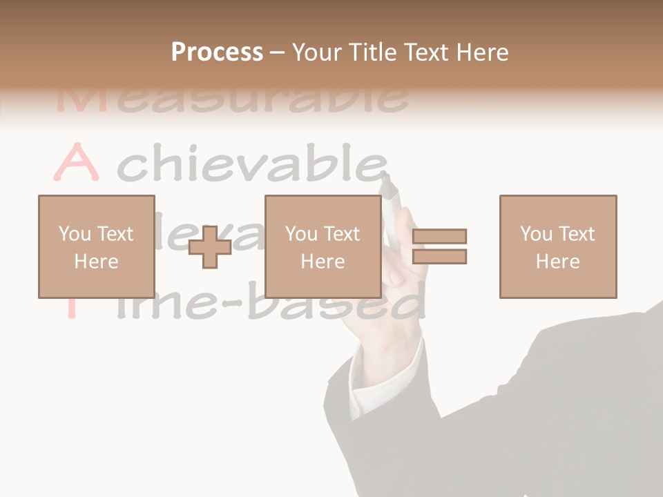 Suit Isolated Teach PowerPoint Template
