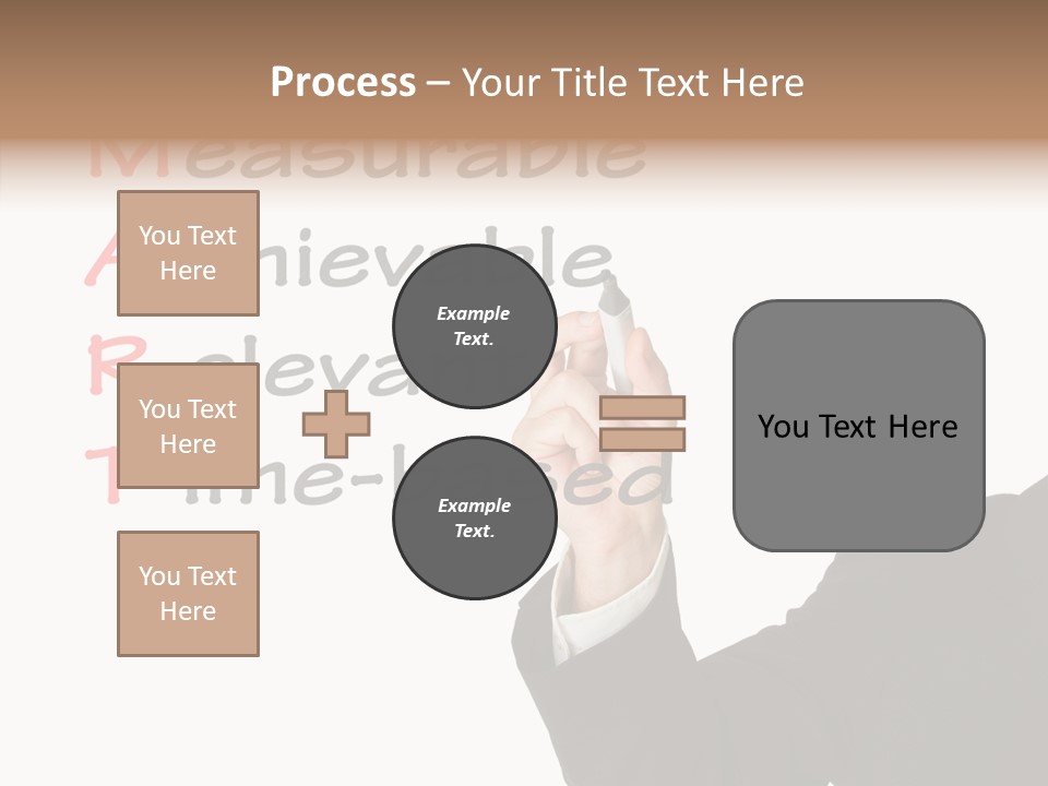 Suit Isolated Teach PowerPoint Template