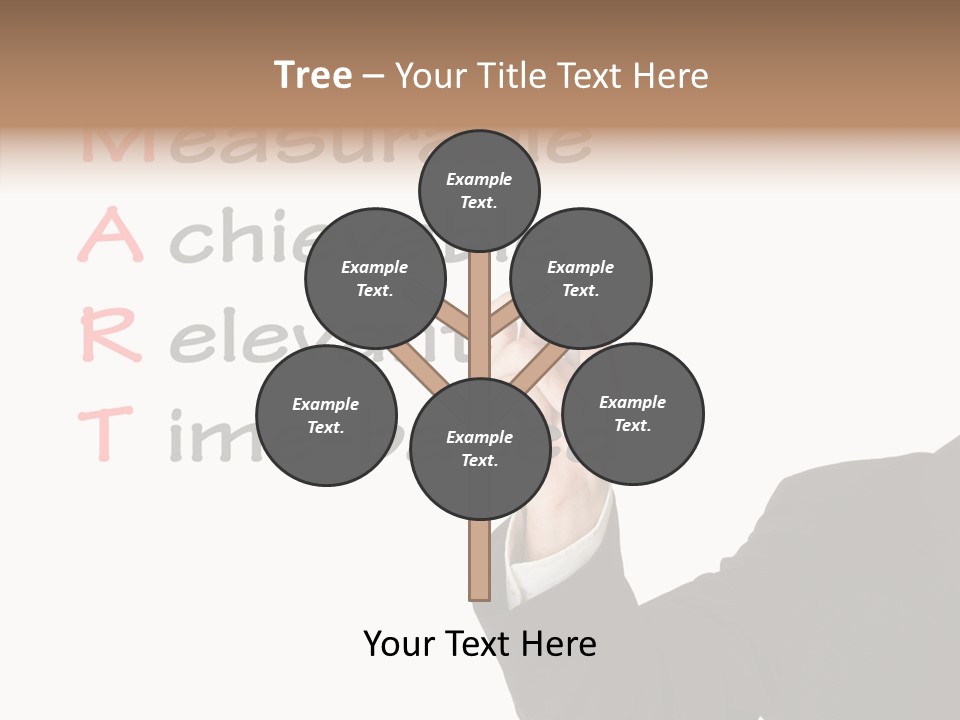 Suit Isolated Teach PowerPoint Template