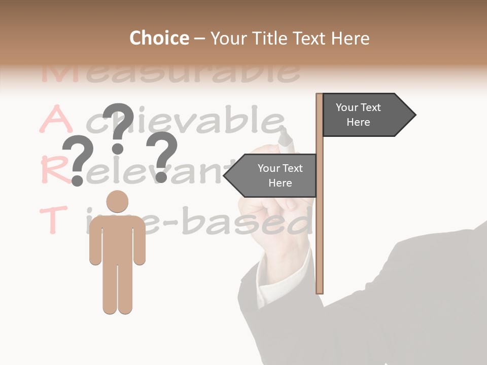 Suit Isolated Teach PowerPoint Template