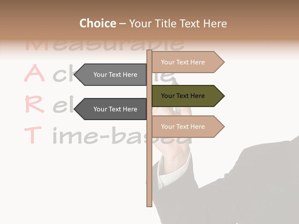 Suit Isolated Teach PowerPoint Template