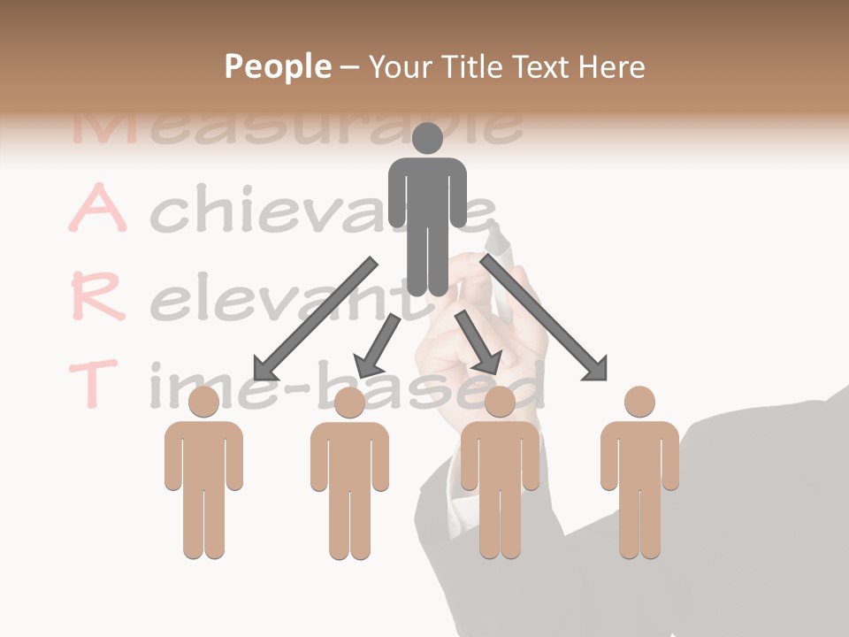 Suit Isolated Teach PowerPoint Template