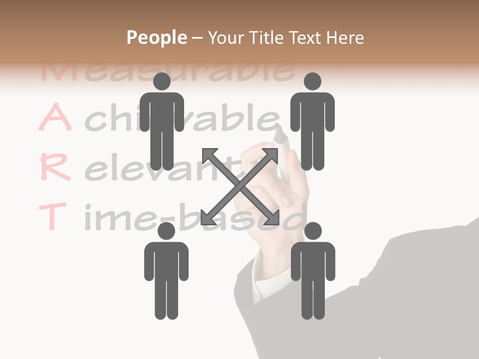 Suit Isolated Teach PowerPoint Template