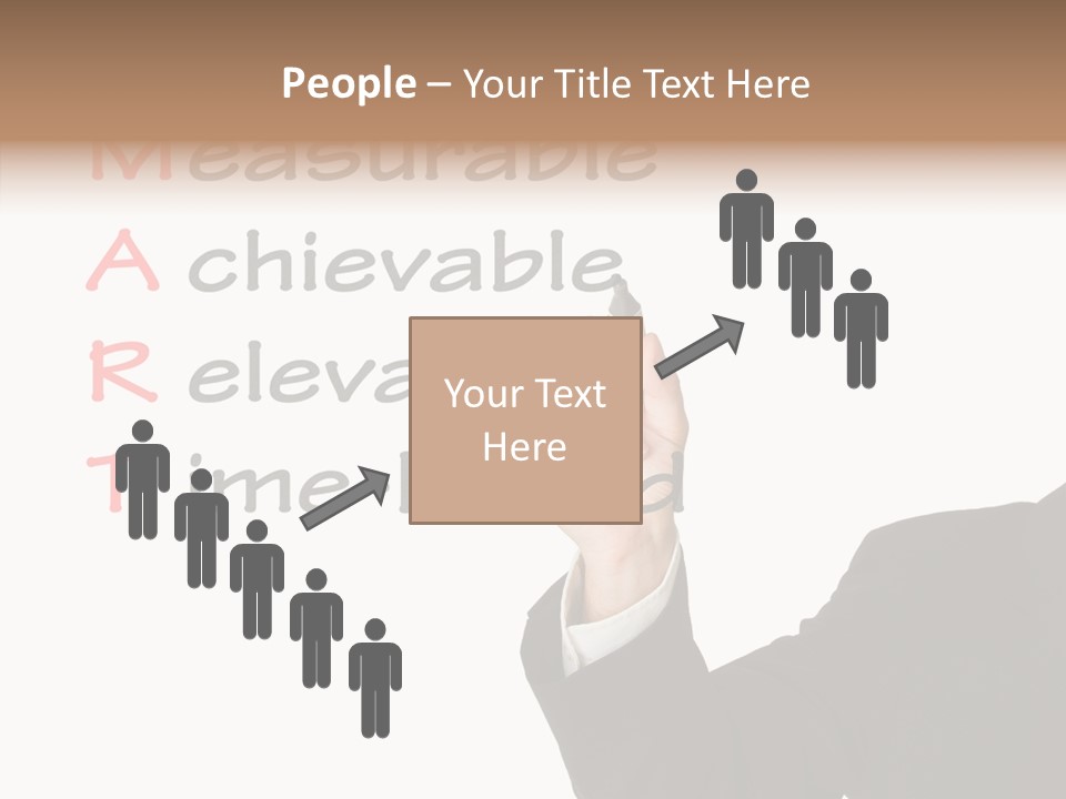 Suit Isolated Teach PowerPoint Template