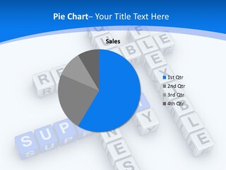 Blue Loyalty White PowerPoint Template