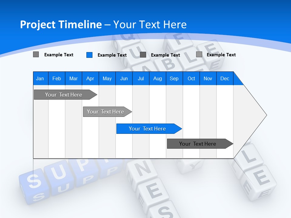 Blue Loyalty White PowerPoint Template