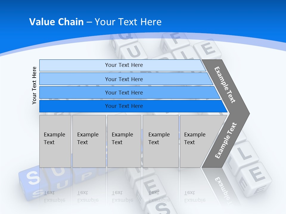 Blue Loyalty White PowerPoint Template