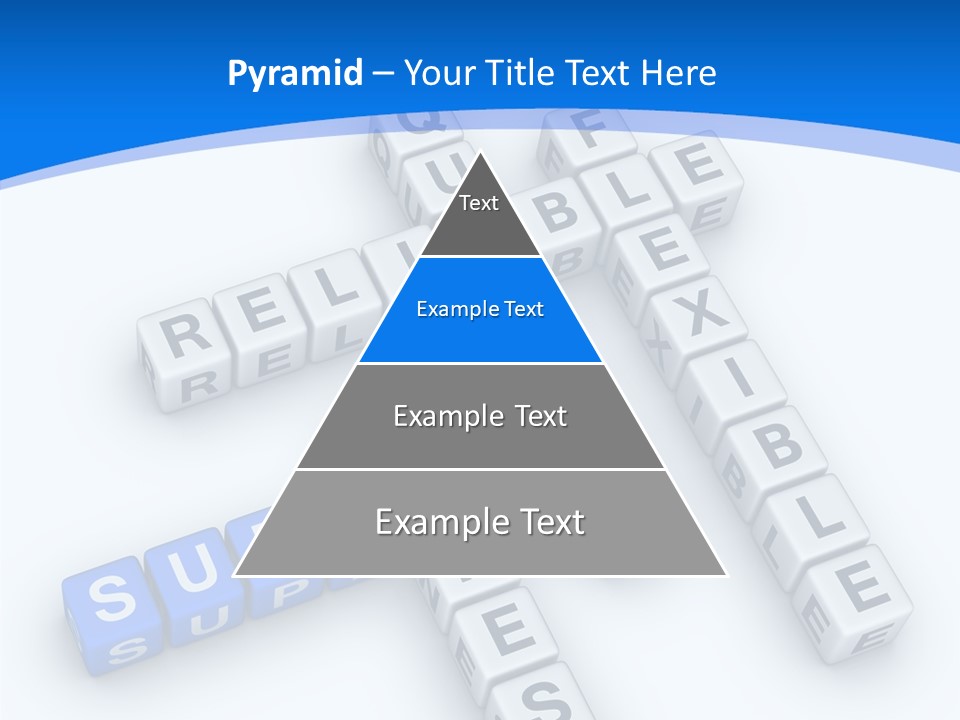 Blue Loyalty White PowerPoint Template