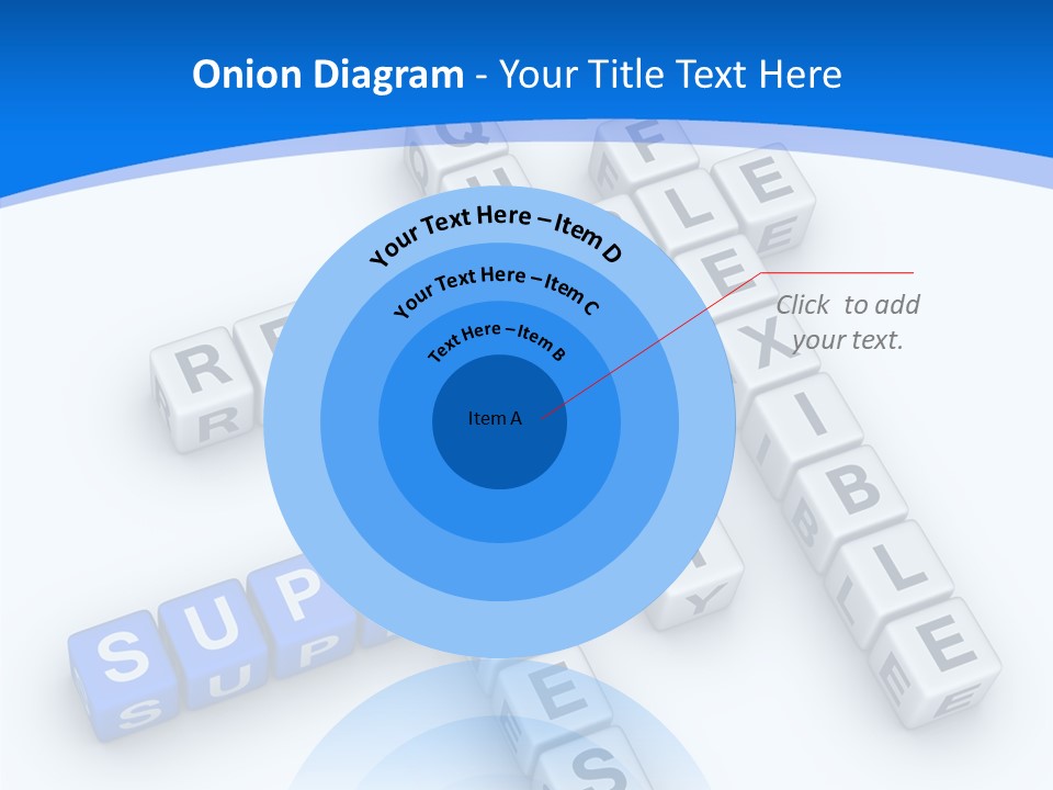 Blue Loyalty White PowerPoint Template