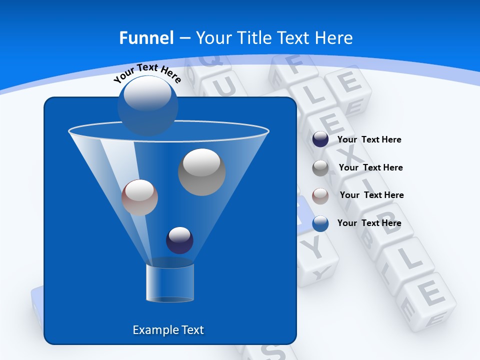 Blue Loyalty White PowerPoint Template