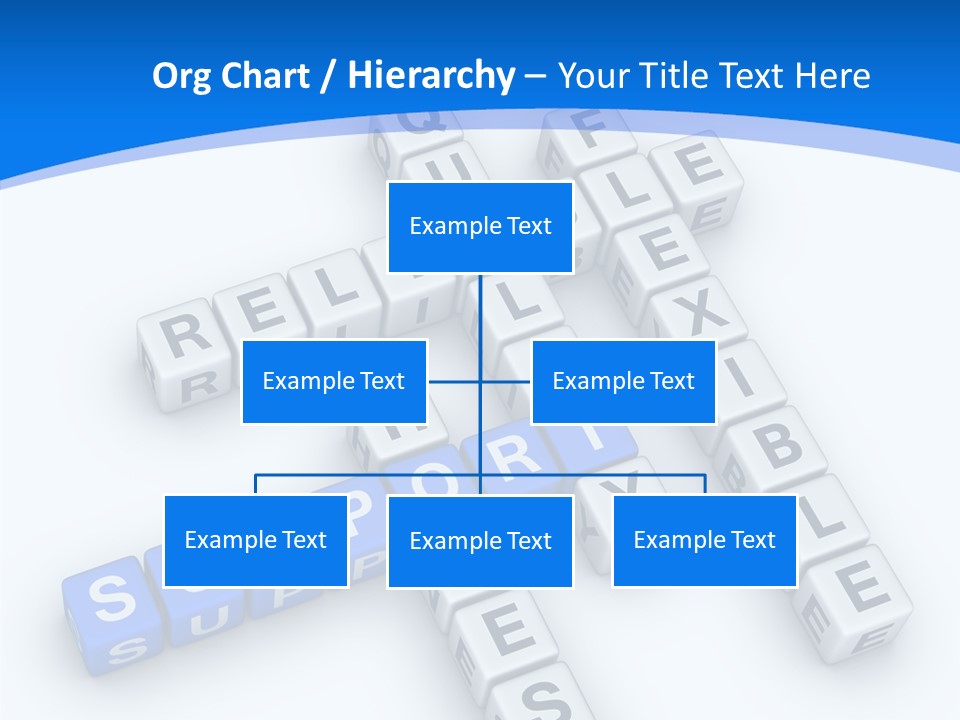 Blue Loyalty White PowerPoint Template