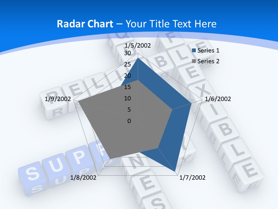 Blue Loyalty White PowerPoint Template