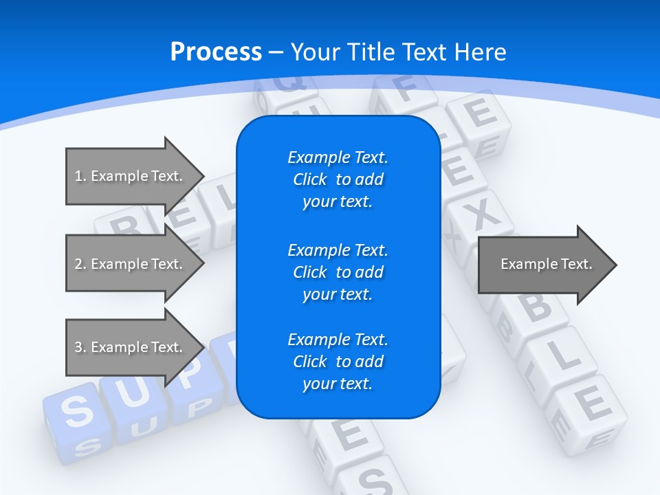 Blue Loyalty White PowerPoint Template