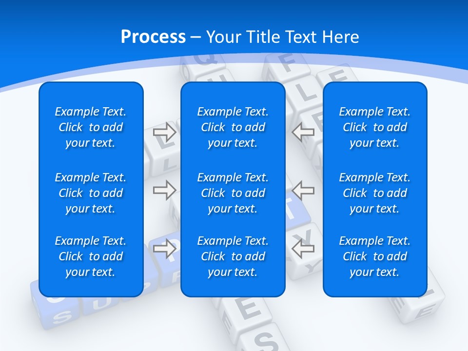 Blue Loyalty White PowerPoint Template