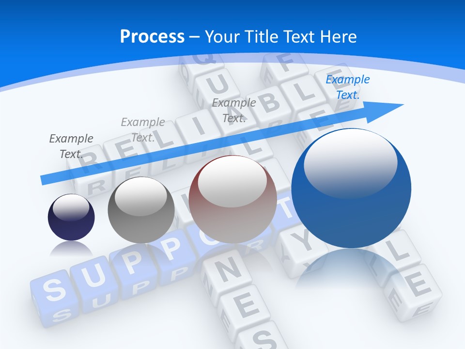 Blue Loyalty White PowerPoint Template
