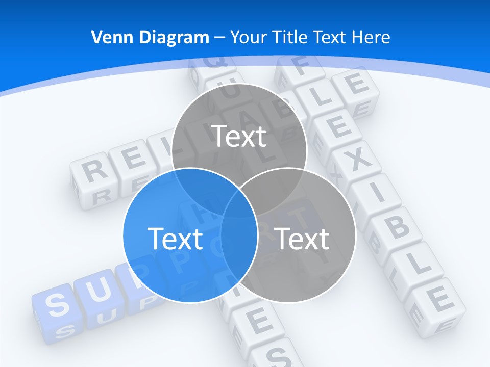 Blue Loyalty White PowerPoint Template