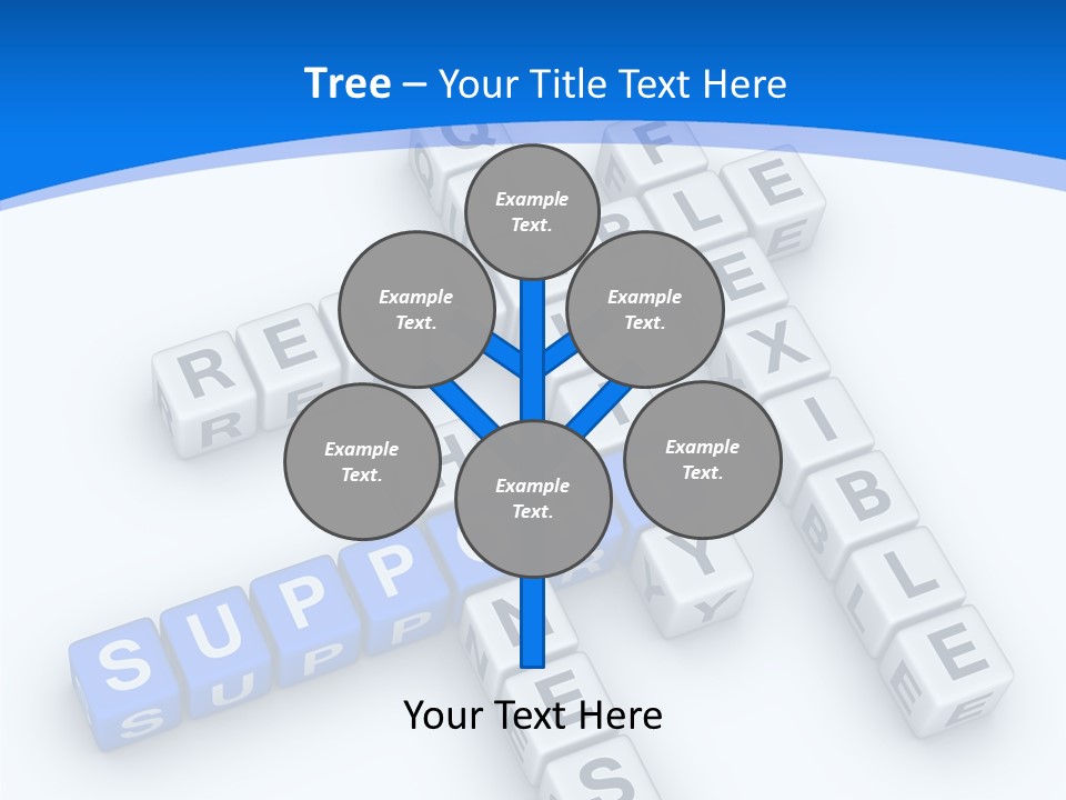 Blue Loyalty White PowerPoint Template