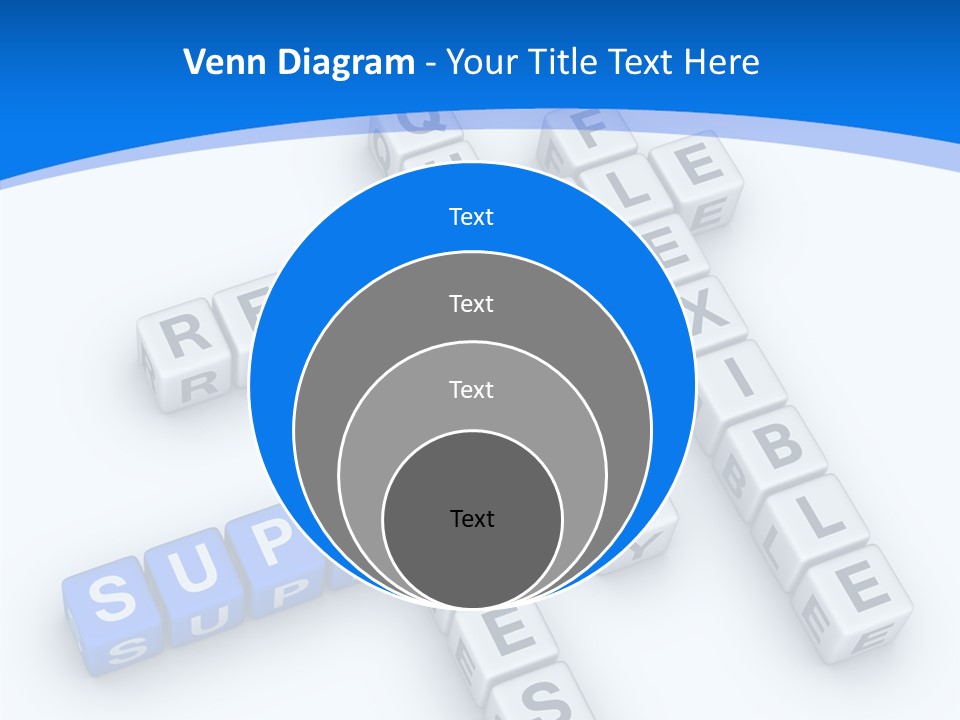 Blue Loyalty White PowerPoint Template