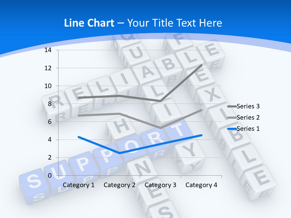 Blue Loyalty White PowerPoint Template