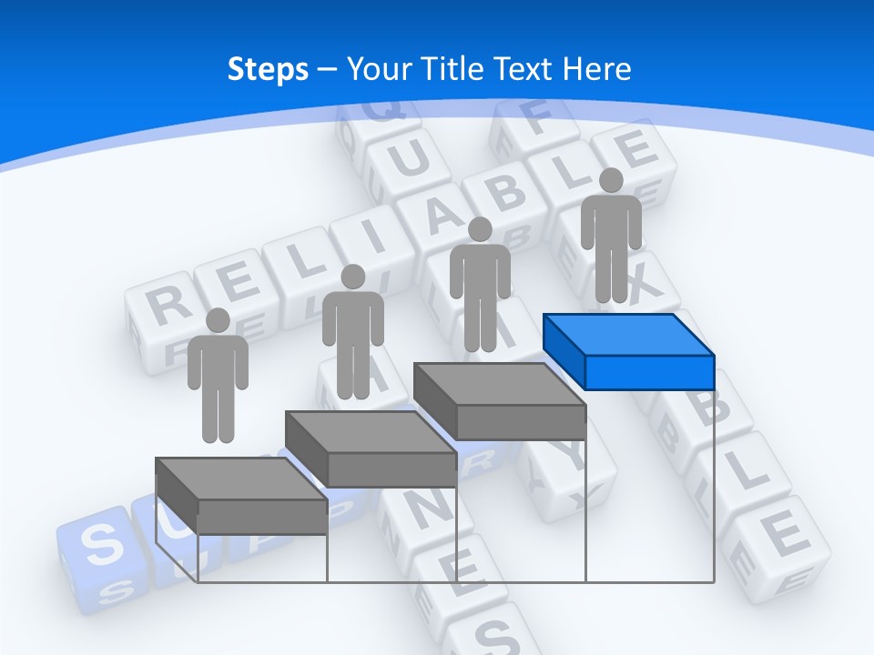 Blue Loyalty White PowerPoint Template
