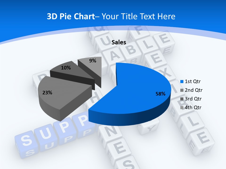 Blue Loyalty White PowerPoint Template