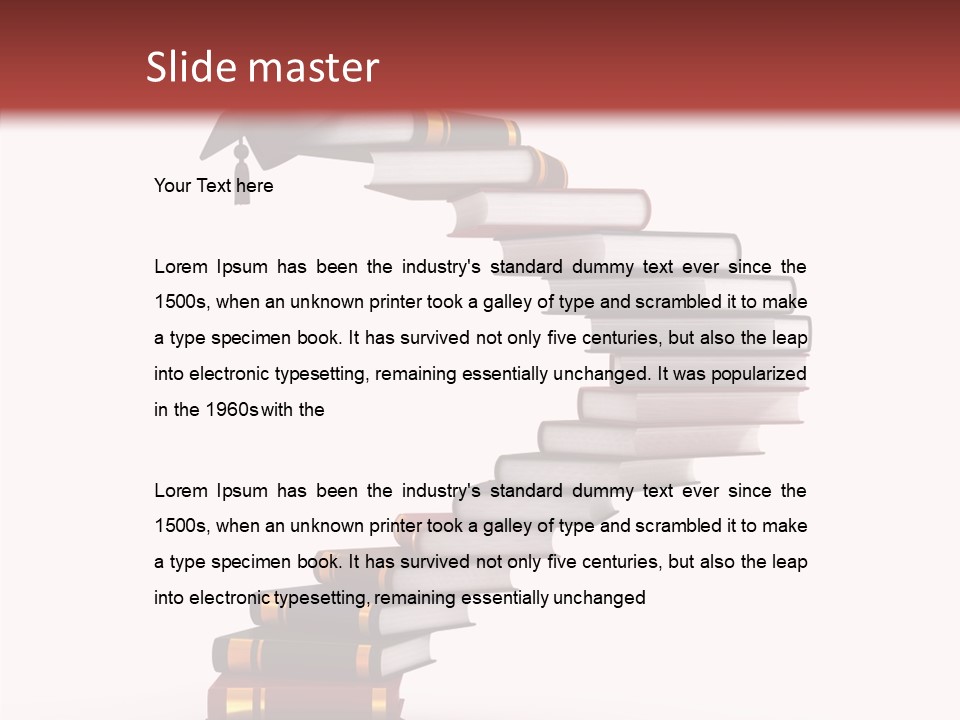 Render Concept Ladder PowerPoint Template