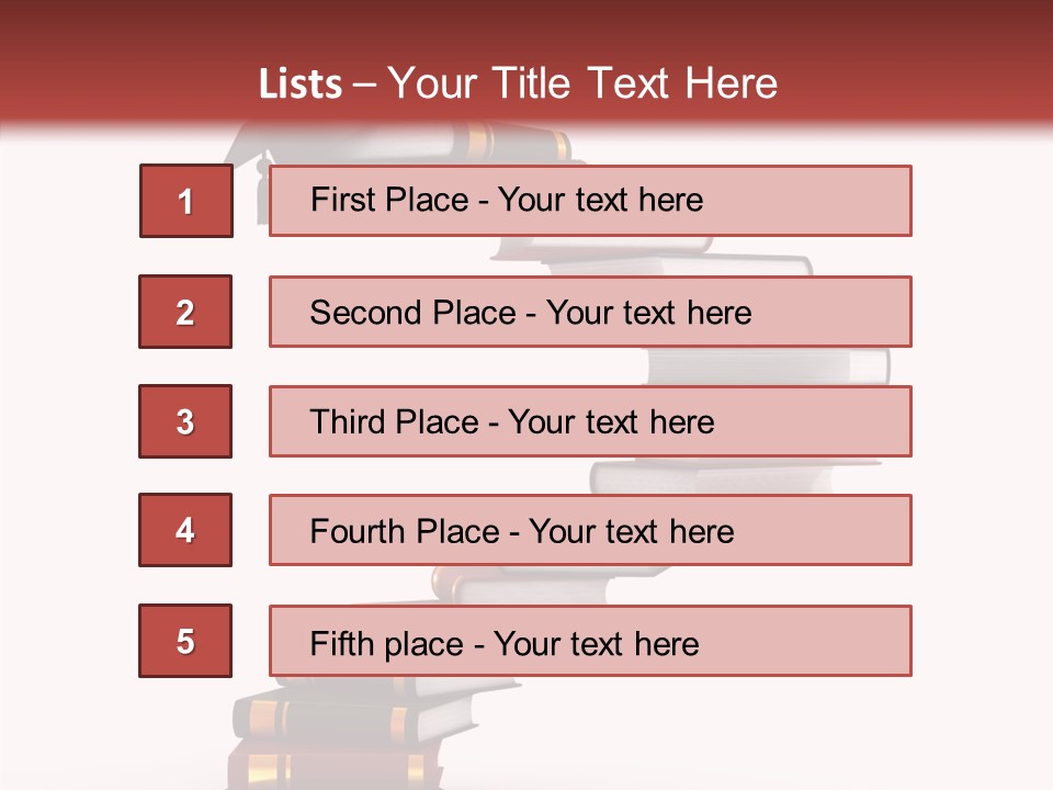 Render Concept Ladder PowerPoint Template