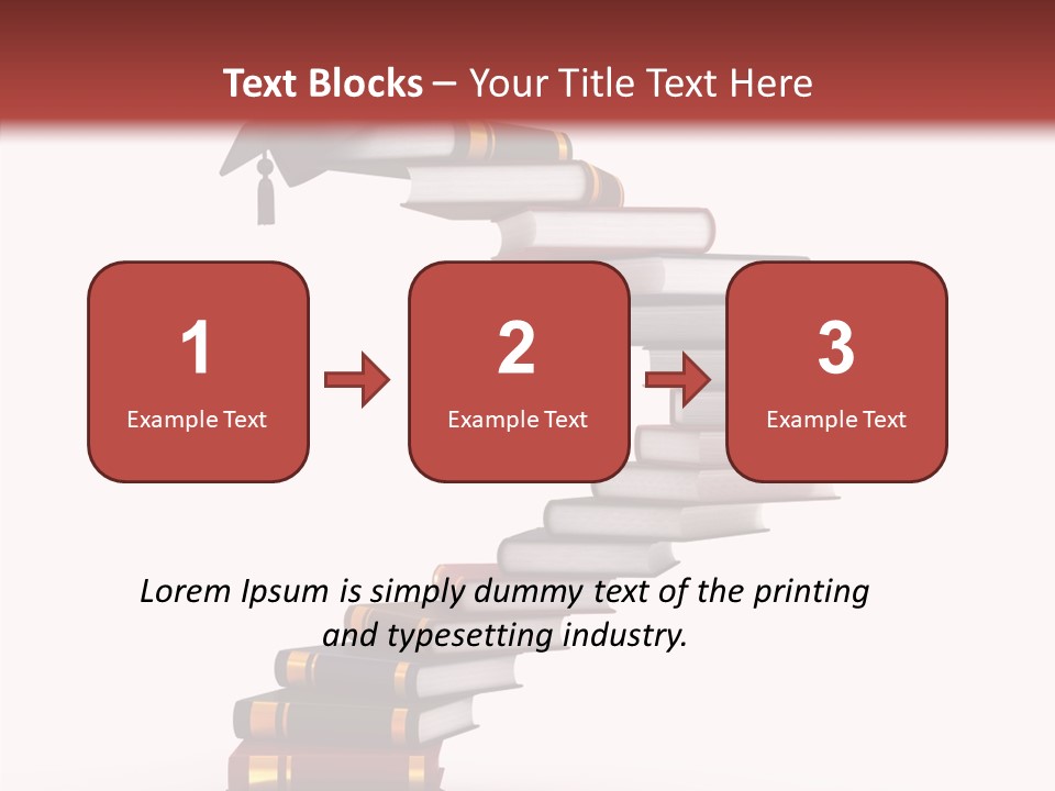 Render Concept Ladder PowerPoint Template