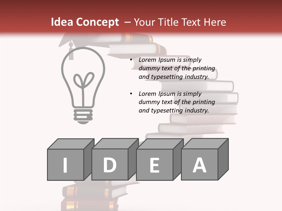 Render Concept Ladder PowerPoint Template