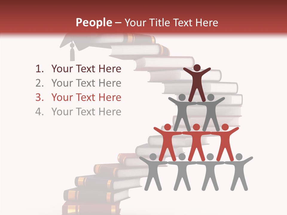 Render Concept Ladder PowerPoint Template