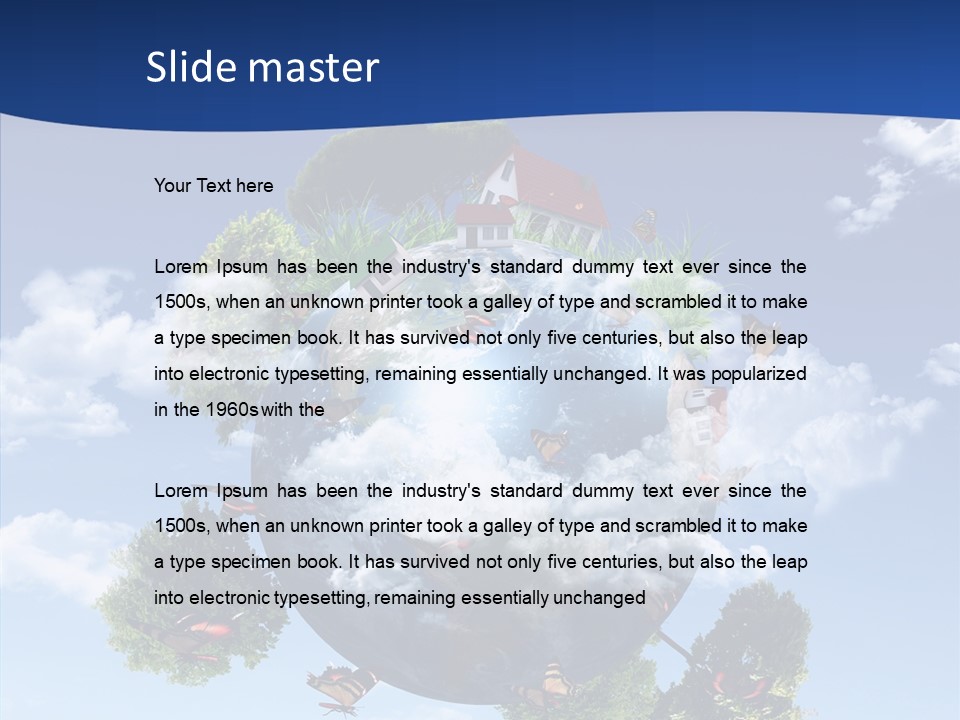 House Reforestation Design PowerPoint Template