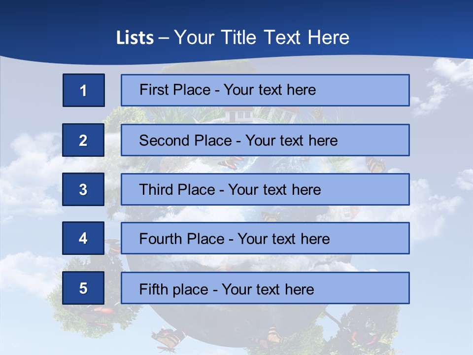 House Reforestation Design PowerPoint Template