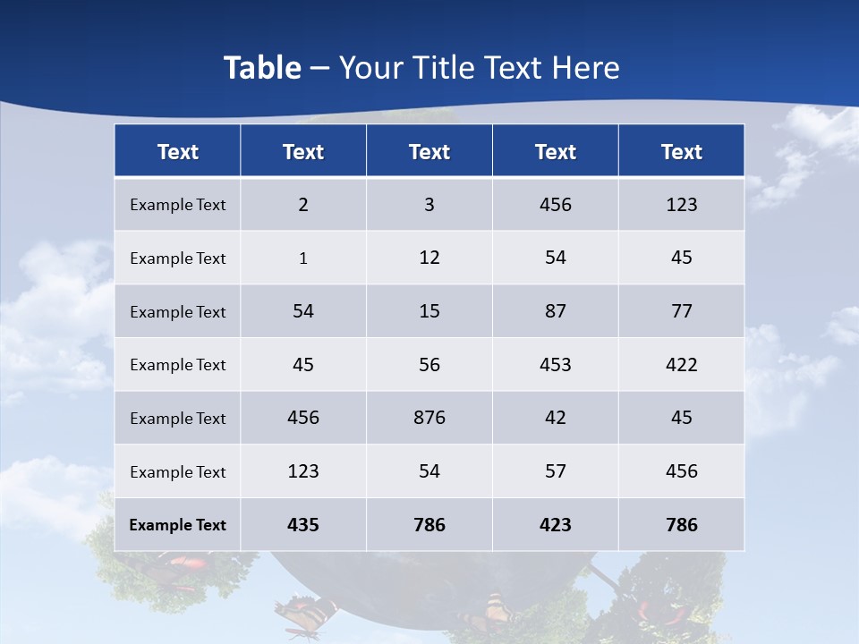 House Reforestation Design PowerPoint Template