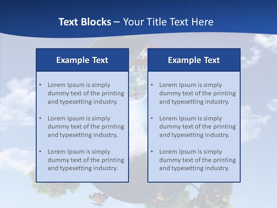 House Reforestation Design PowerPoint Template