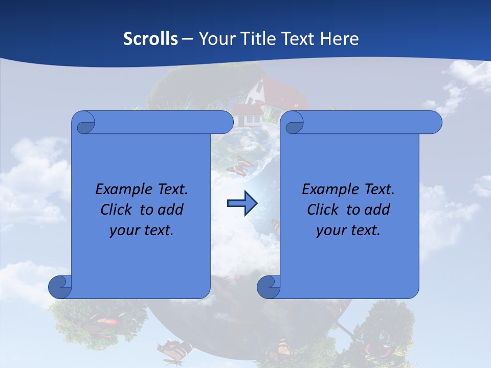 House Reforestation Design PowerPoint Template