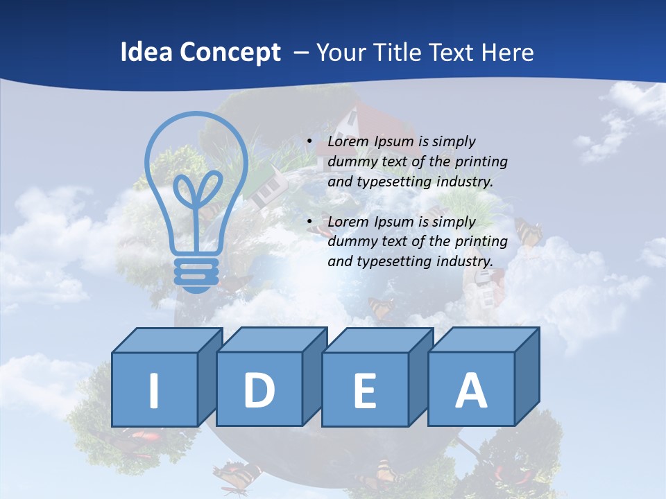 House Reforestation Design PowerPoint Template