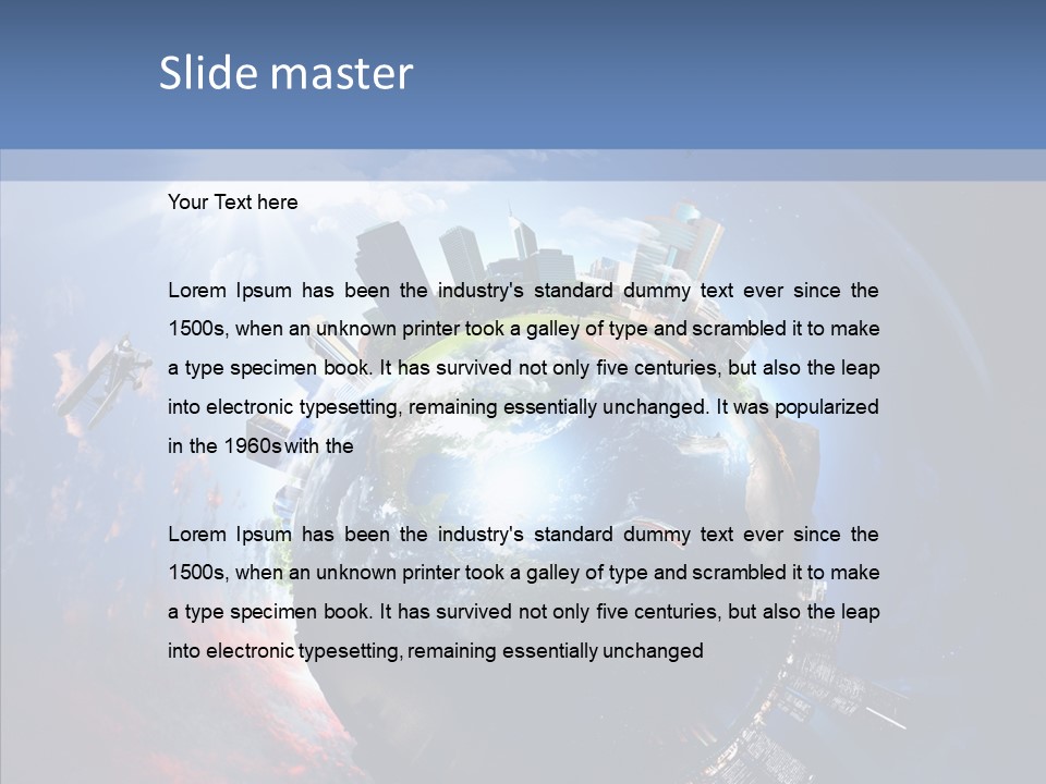 Design Summer Environment PowerPoint Template