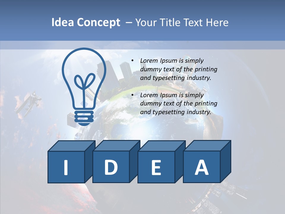 Design Summer Environment PowerPoint Template