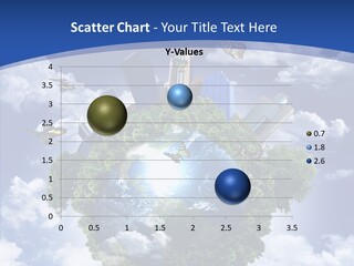 Aerial Sunlight Earth PowerPoint Template