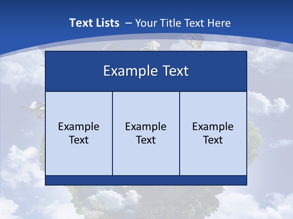 Aerial Sunlight Earth PowerPoint Template