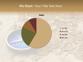 Sightseeing Arrow Equipment PowerPoint Template