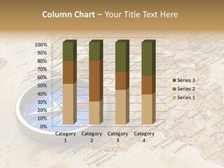 Sightseeing Arrow Equipment PowerPoint Template