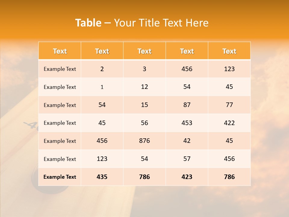 A Thermometer In Front Of A Cloudy Sky PowerPoint Template