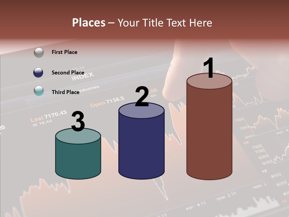 Progress Chart Object PowerPoint Template