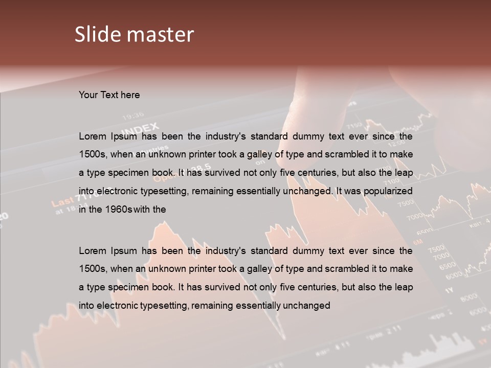 Progress Chart Object PowerPoint Template