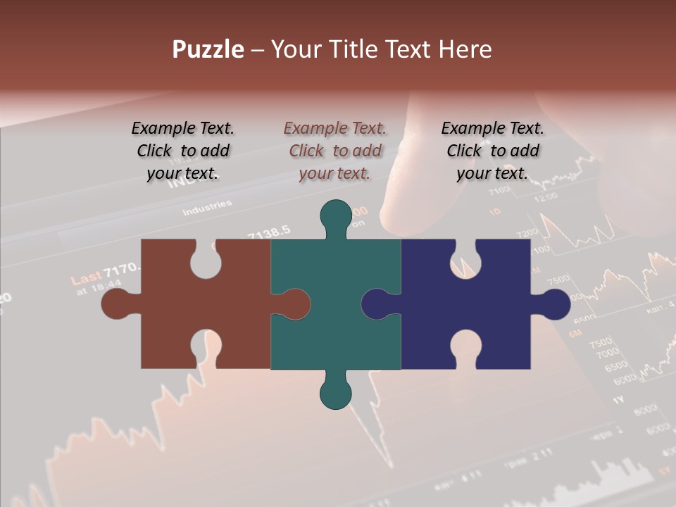 Progress Chart Object PowerPoint Template