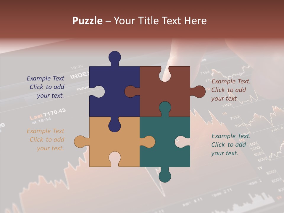 Progress Chart Object PowerPoint Template