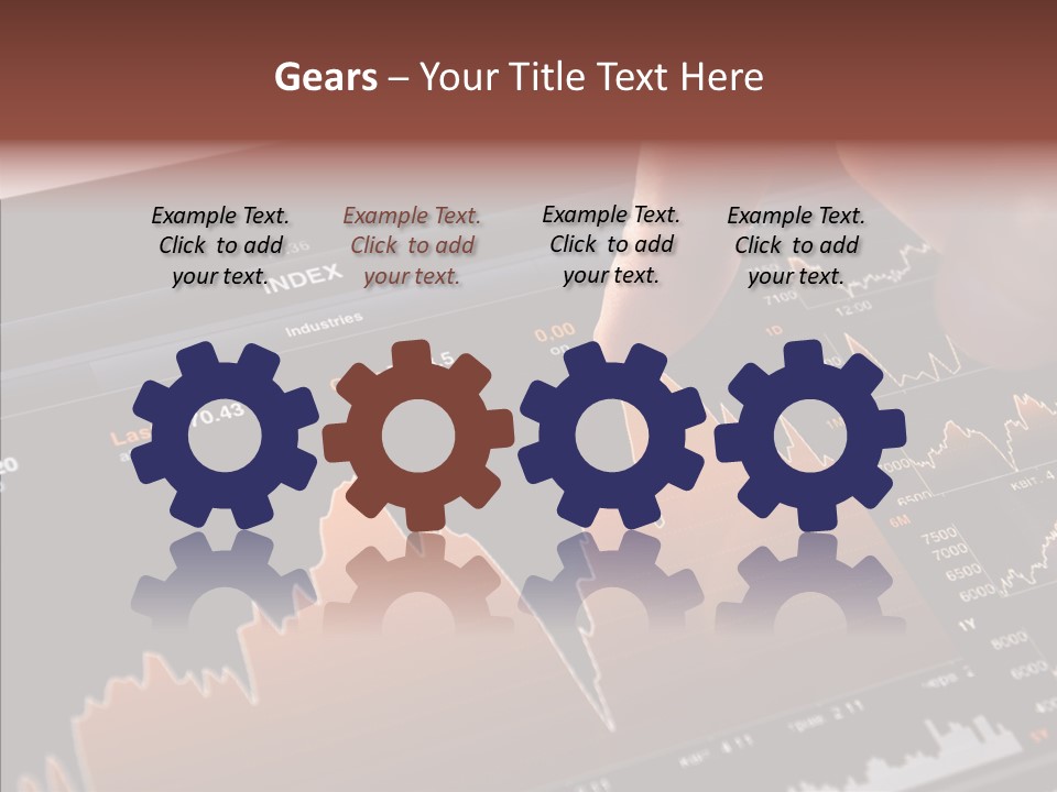 Progress Chart Object PowerPoint Template