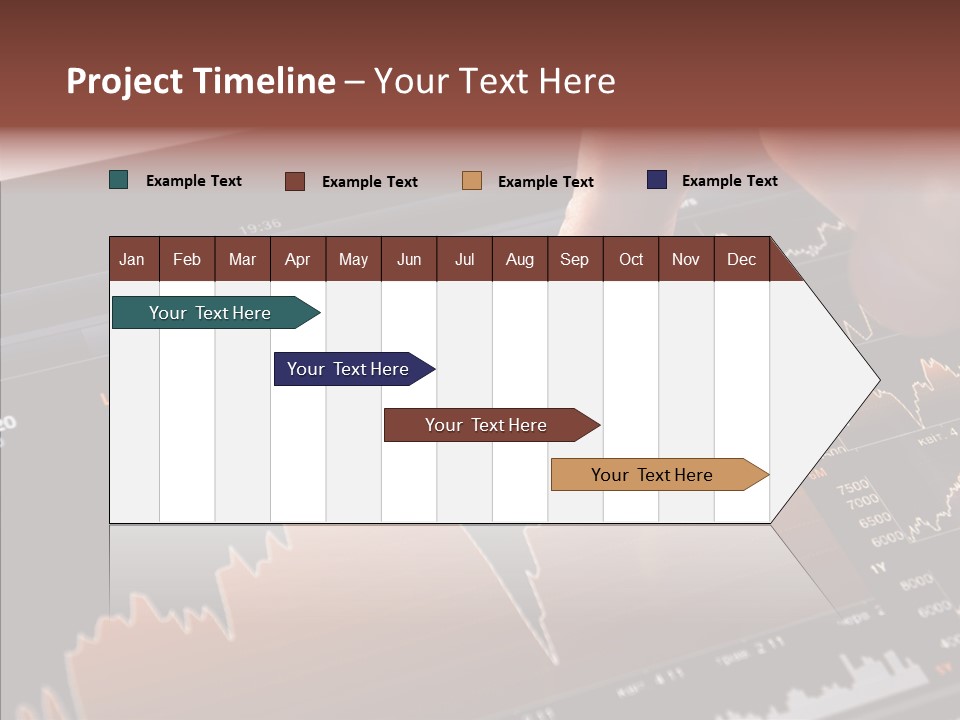 Progress Chart Object PowerPoint Template