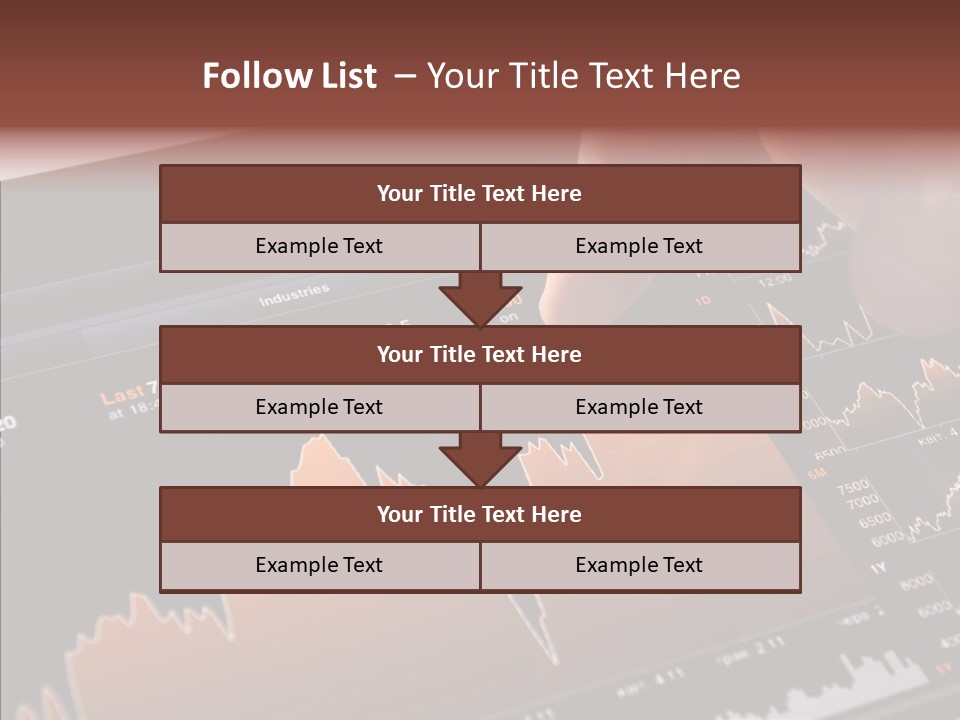 Progress Chart Object PowerPoint Template